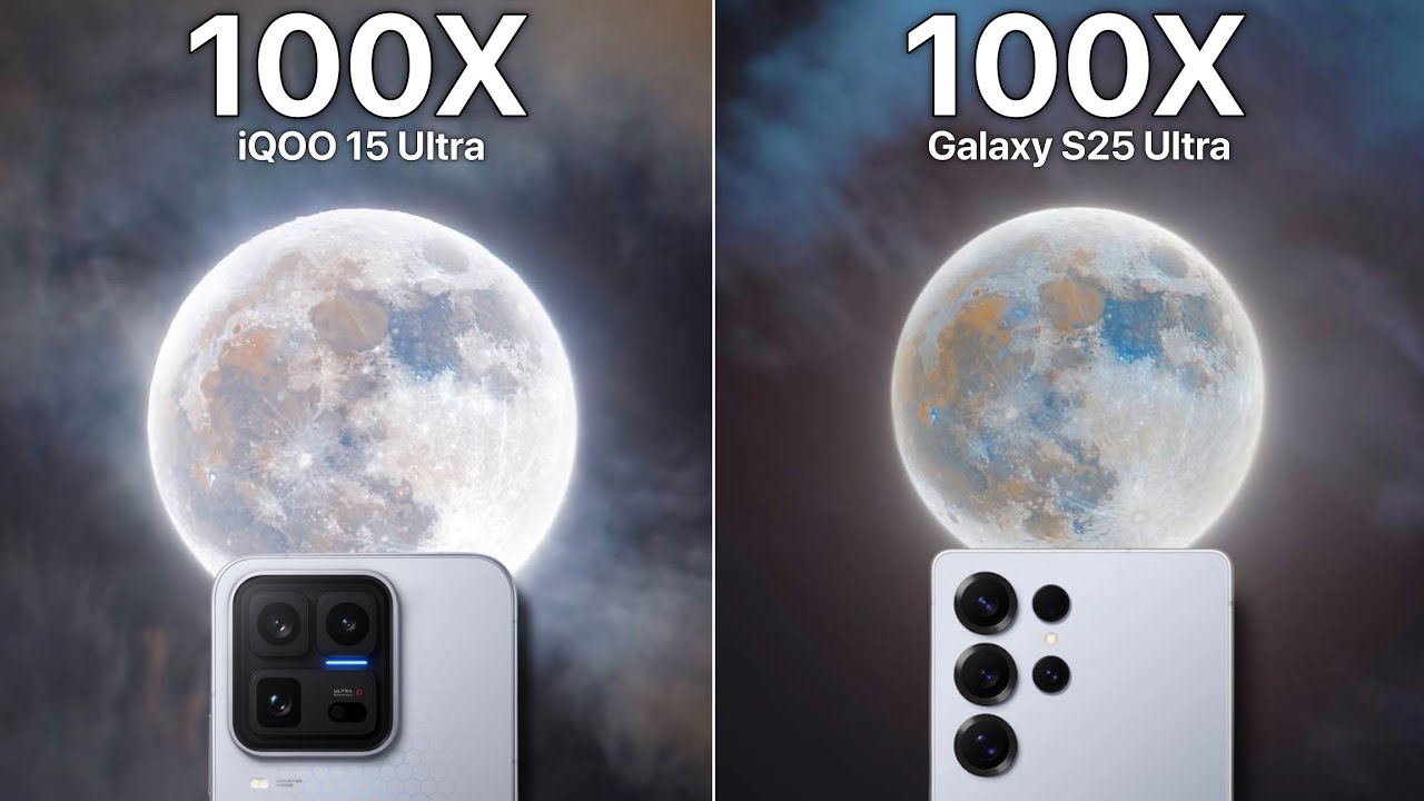 iQOO 15 Ultra VS Samsung Galaxy S25 Ultra Live Zoom Test Comparison 
