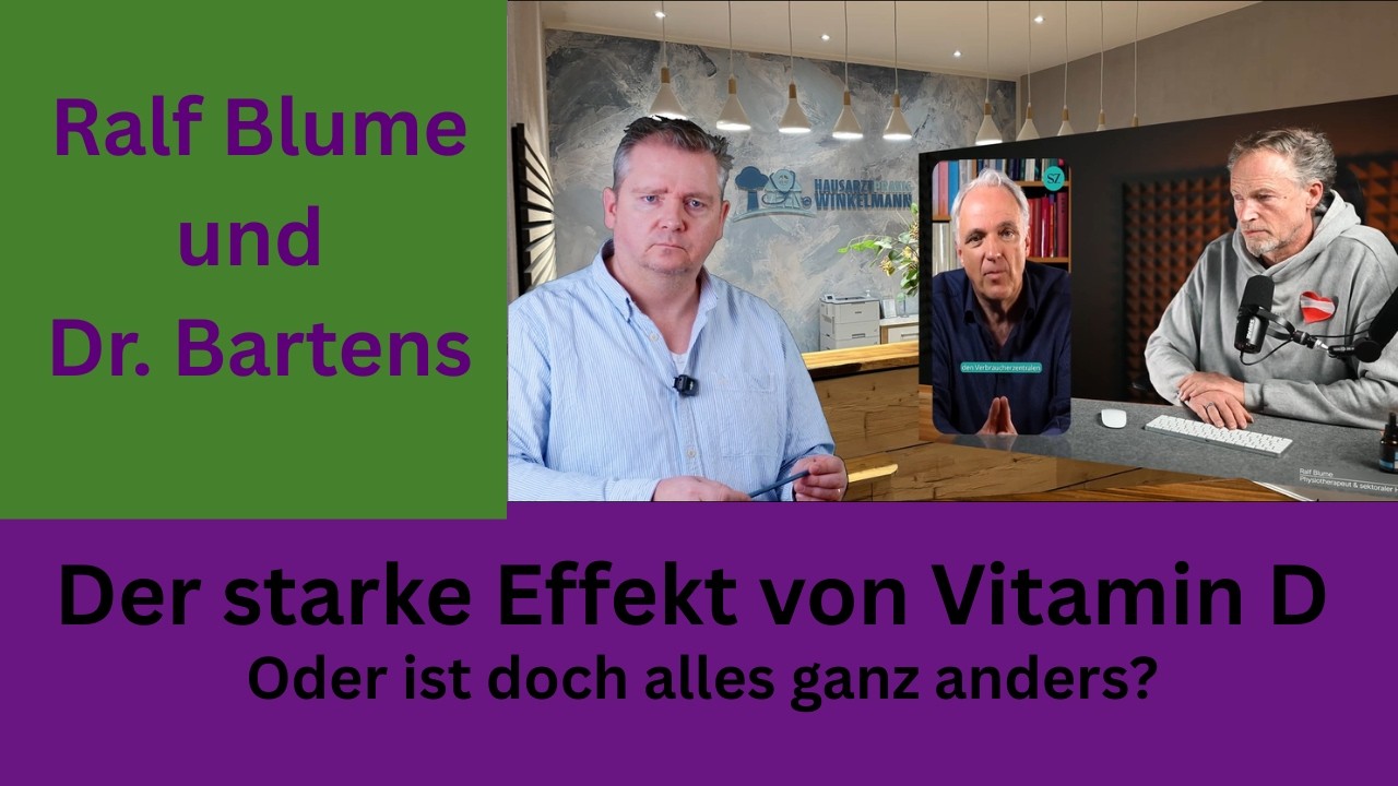 Kritisch im Visier: Ralf Blume und Dr. W. Bartens über Vitamin D