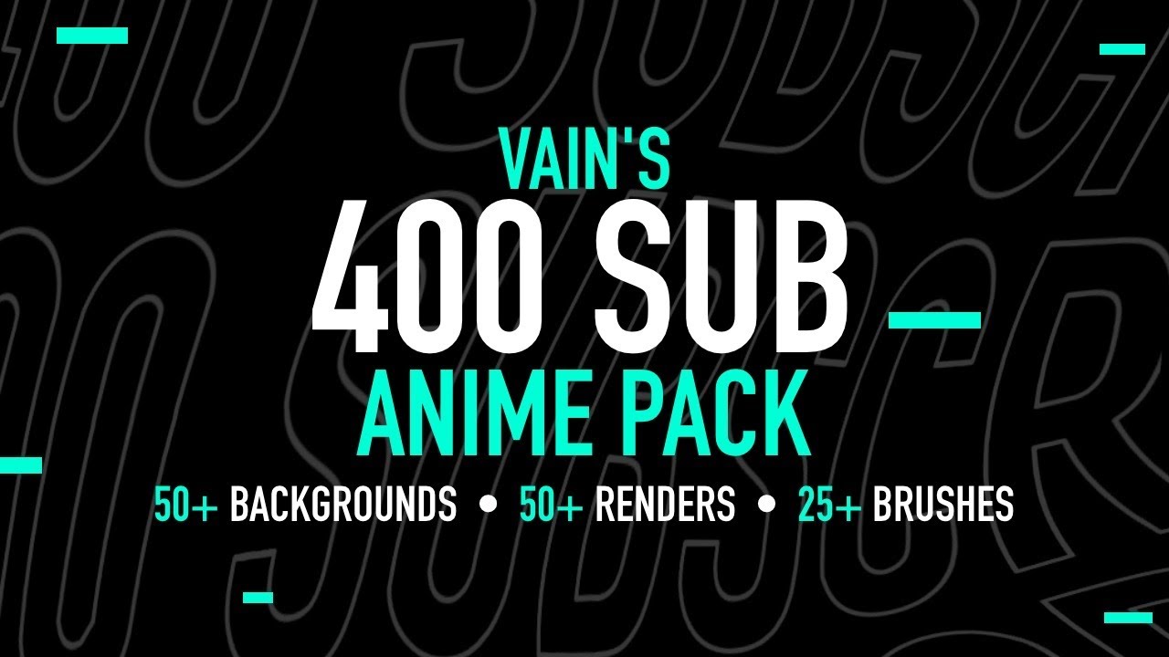 FREE Anime GFX PACK + Preview | 400 Subscriber Special