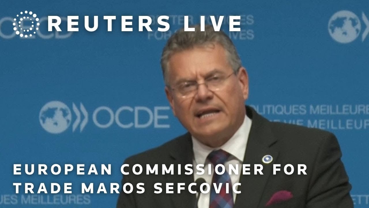 LIVE: European Commissioner for Trade Maros Sefcovic holds press briefing