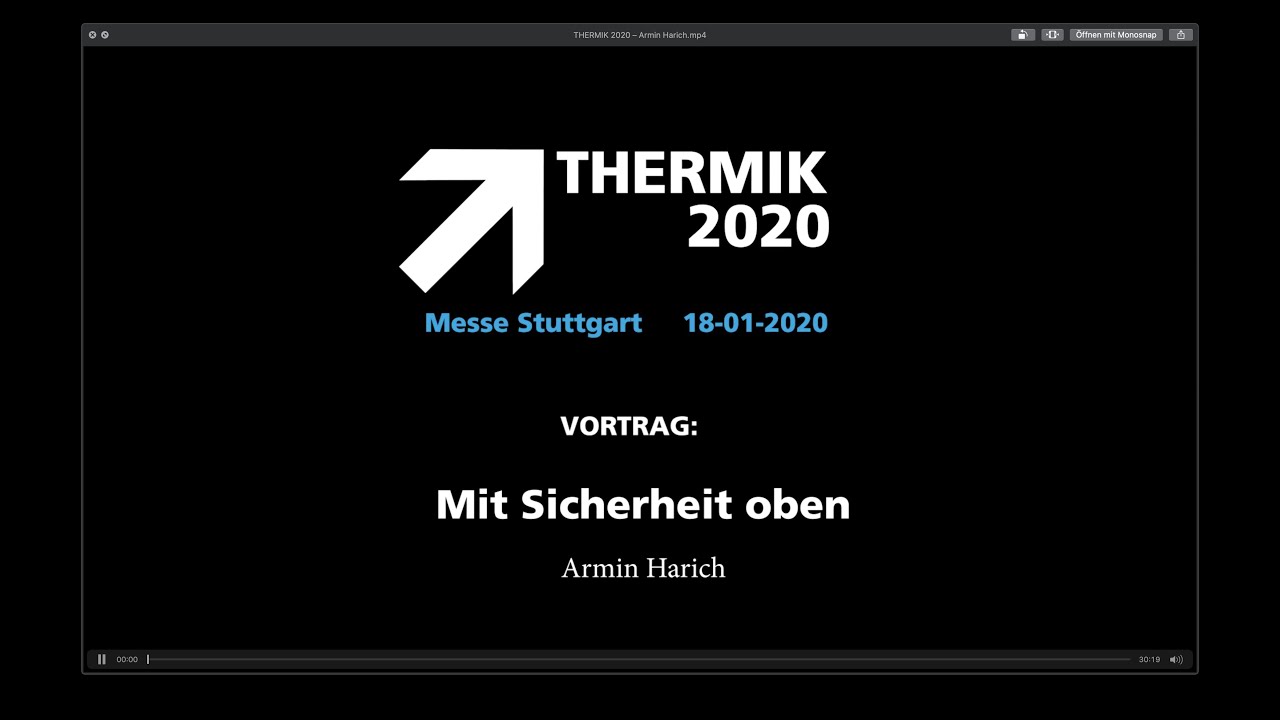 THERMIK 2020 – Armin Harich – Mit Sicherheit oben