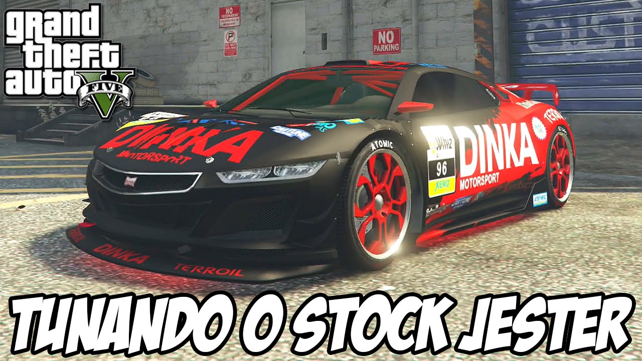 GTA V - Tunando o Dinka Jester STOCK CARRO NOVO DLC NATAL