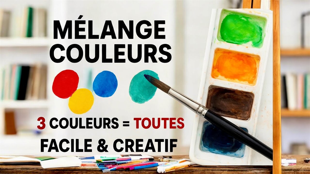 Comment faire un cercle chromatique à l’aquarelle | Mélanger les couleurs primaires facilement