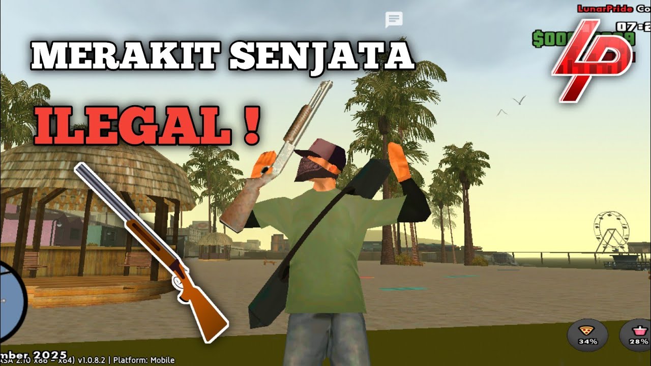 MERAKIT SENJATA ILEGAL!! | SAMP | LUNAR PRIDE