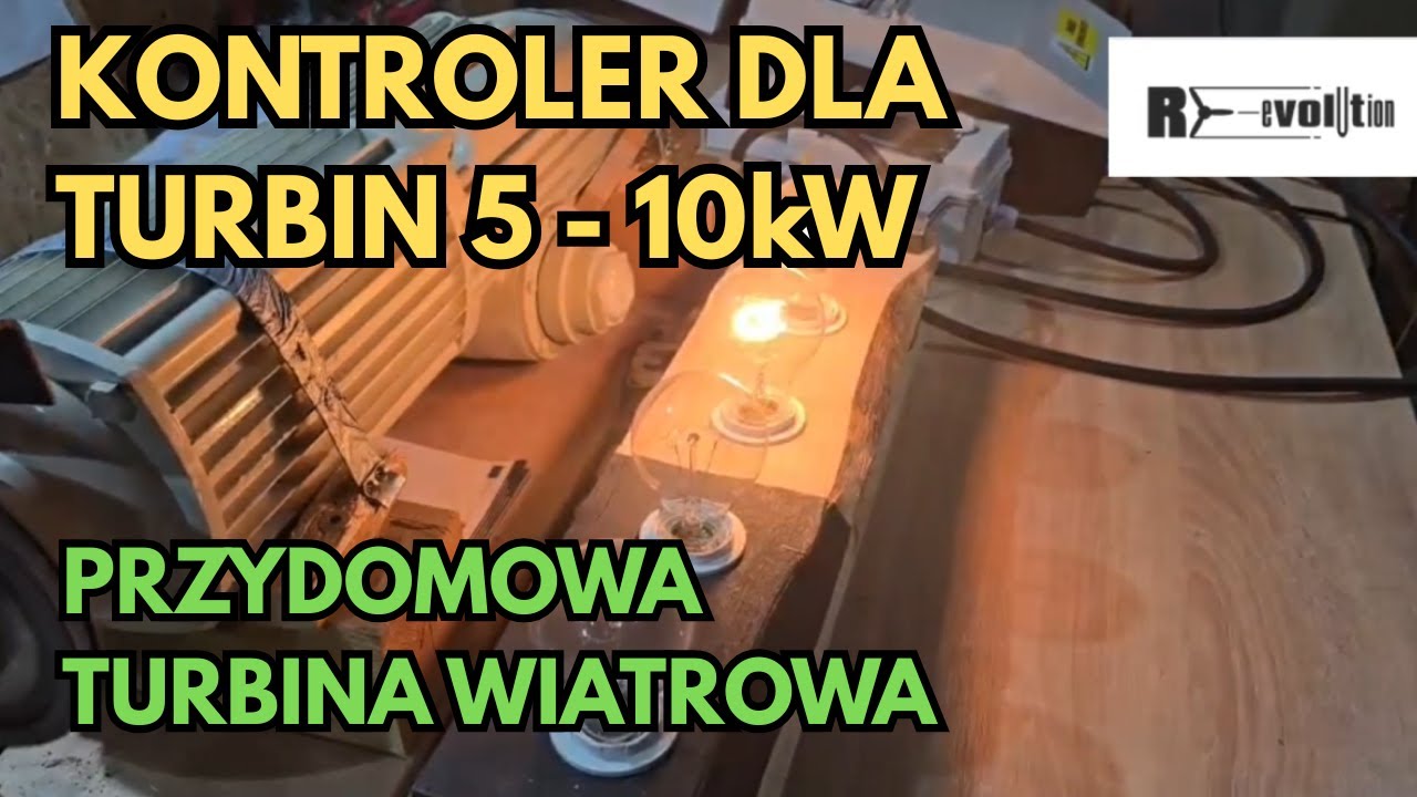 Kontroler dla turbin 5 -10kW. Przydomowa elektrownia wiatrowa