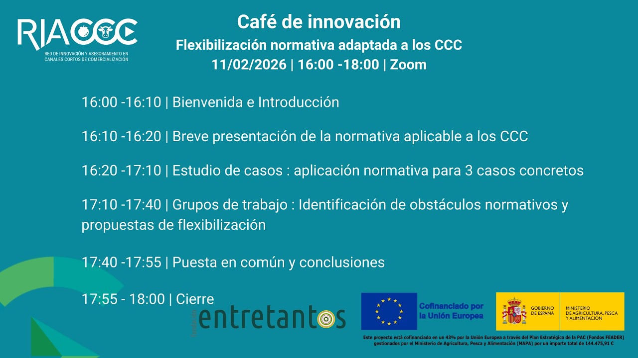 Café innovación #2 : Flexibilización normativa aplicable a los CCC