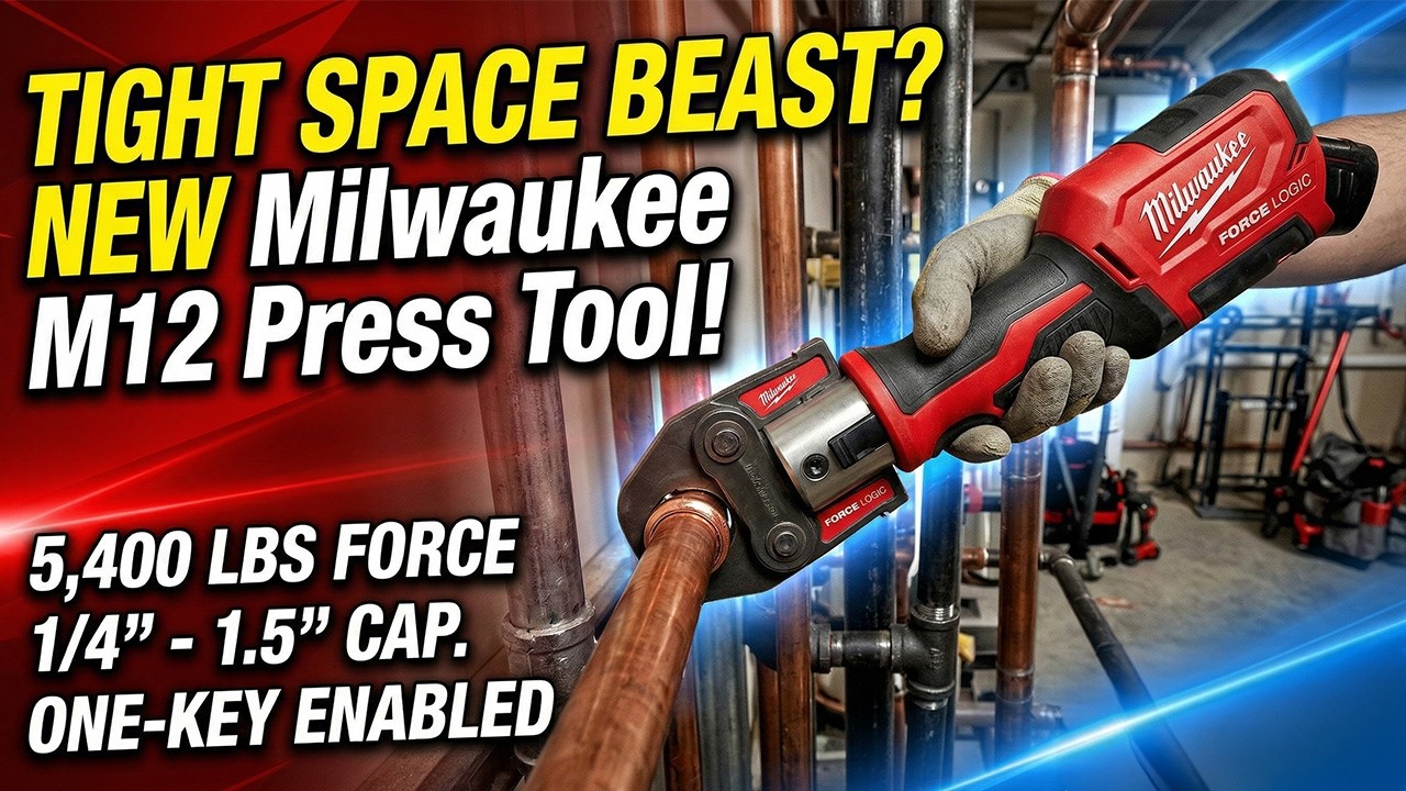 The Ultimate Tight Space Tool? Milwaukee M12 Press Tool First Look