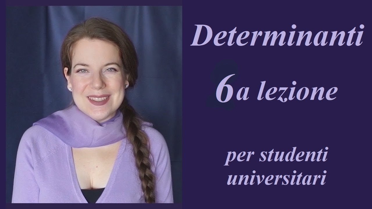 DETERMINANTI 6. Calcolo di un DETERMINANTE 4x4 con gli sviluppi di Laplace e la regola di Sarrus. 😍📚