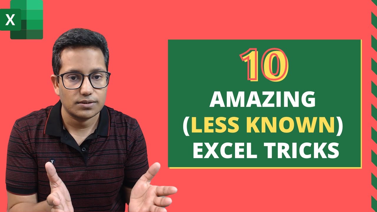 10 Amazing (Less Known) Excel Tricks You Should Know