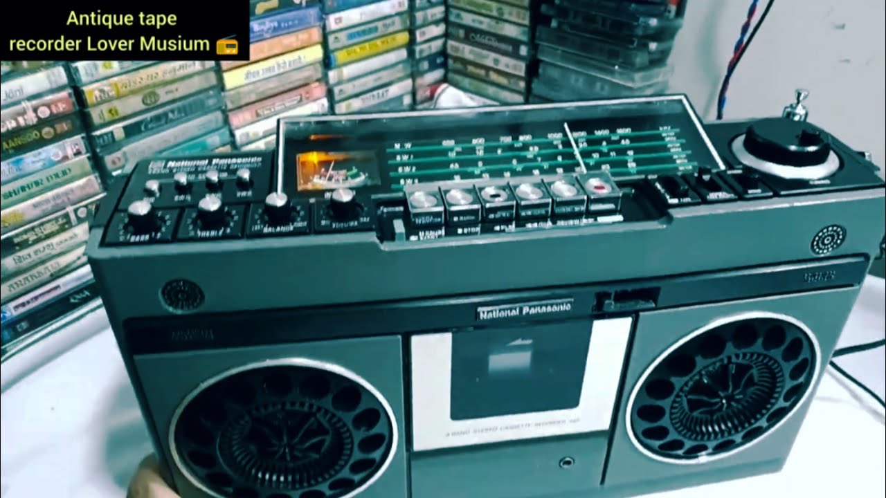 Antique classical model National Panasonic tape RS-466ST boombox model 1976s #video viral#YouTube