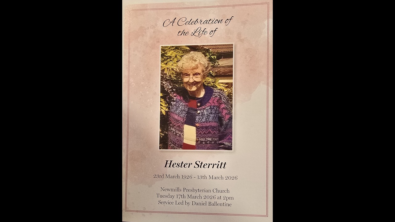 A Celebration of the Life of Hester Sterritt