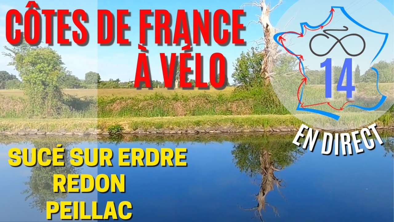 14 La Vélodyssée.Sucé sur Erdre/Peillac L’avance vers le nord ouest continue à travers la Bretagne