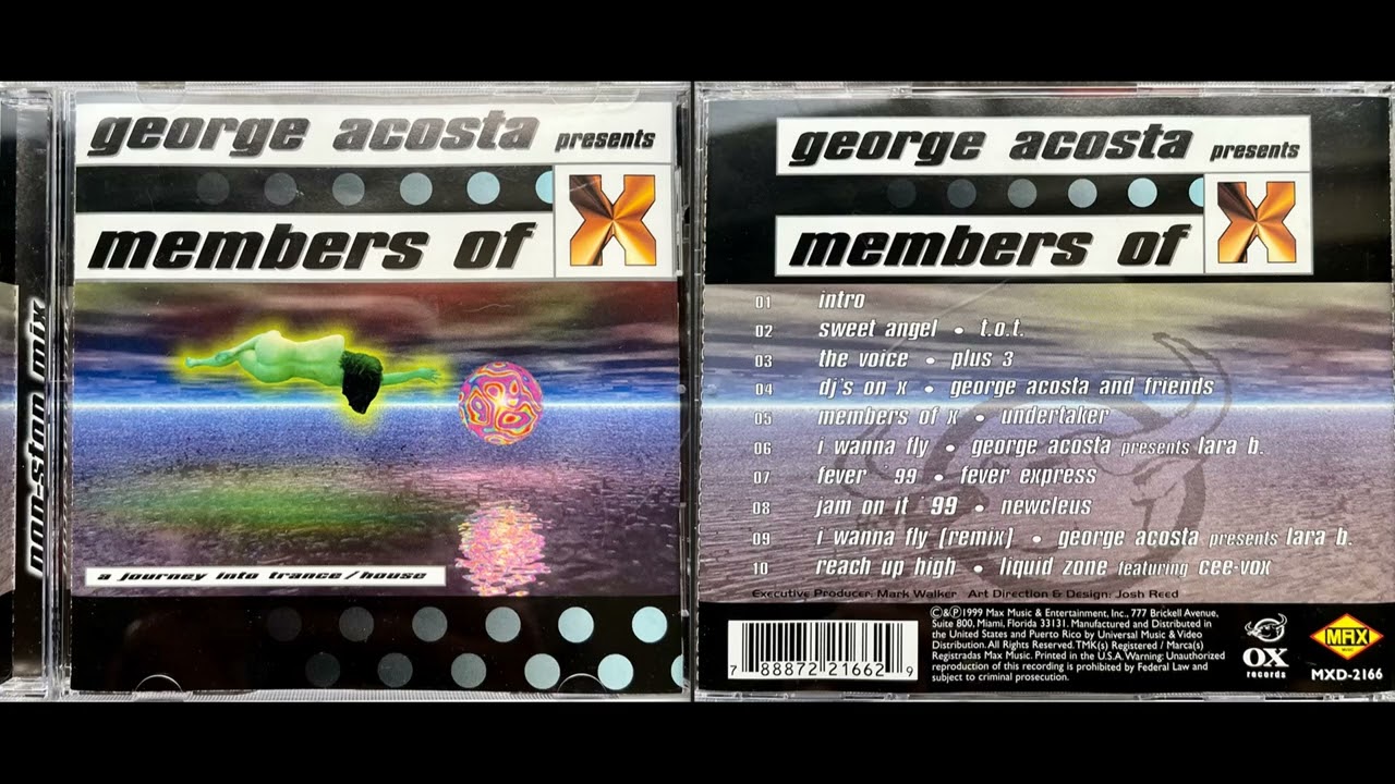 George Acosta - Members of X (1999) (Classic Trance Mix Album) [HQ]