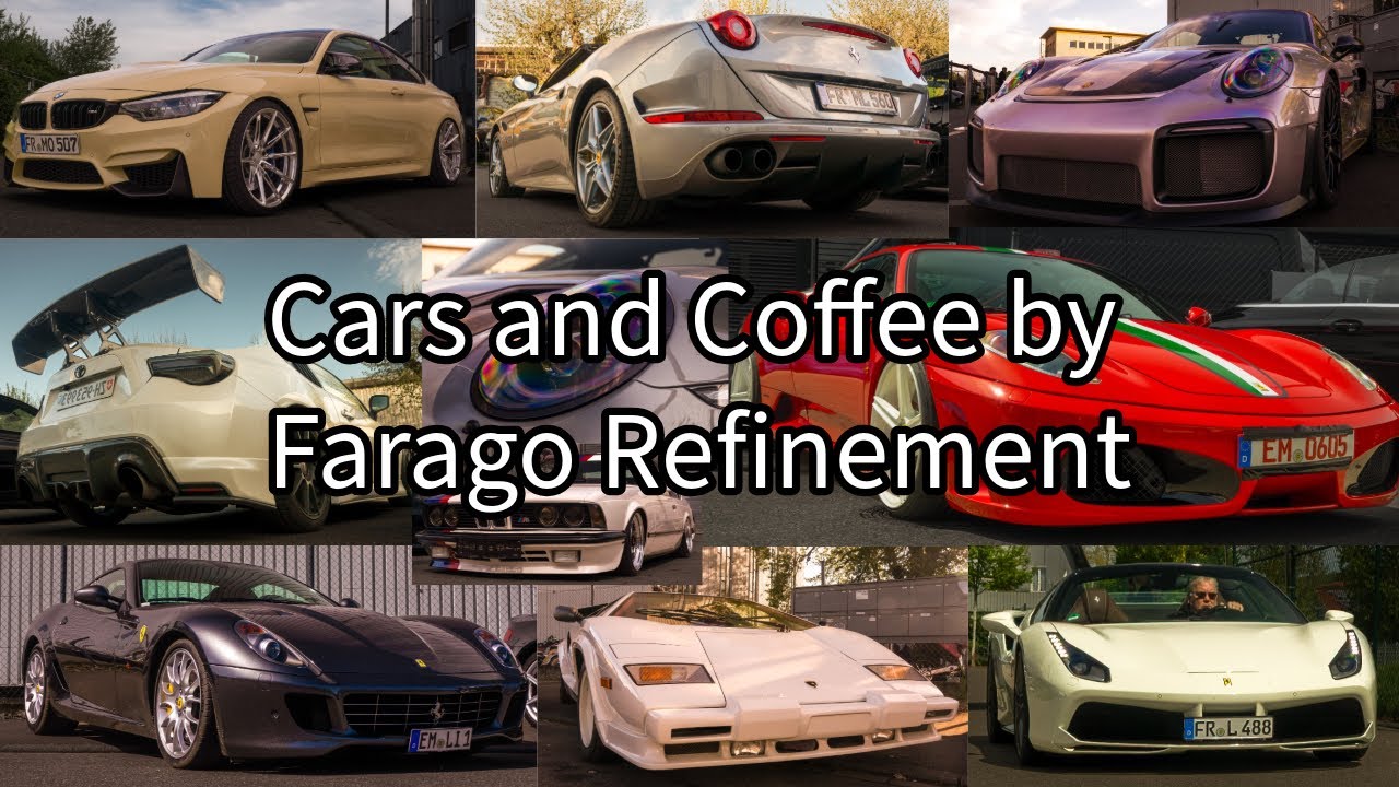 Cars and Coffee Highlights and Drifts in Emmendingen (Countach, GT2 RS 991, 430, M4 Drifting
