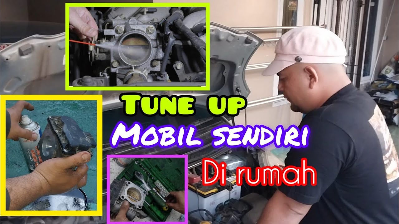 cara bersihkan throttle body mobil Yaris bakpao