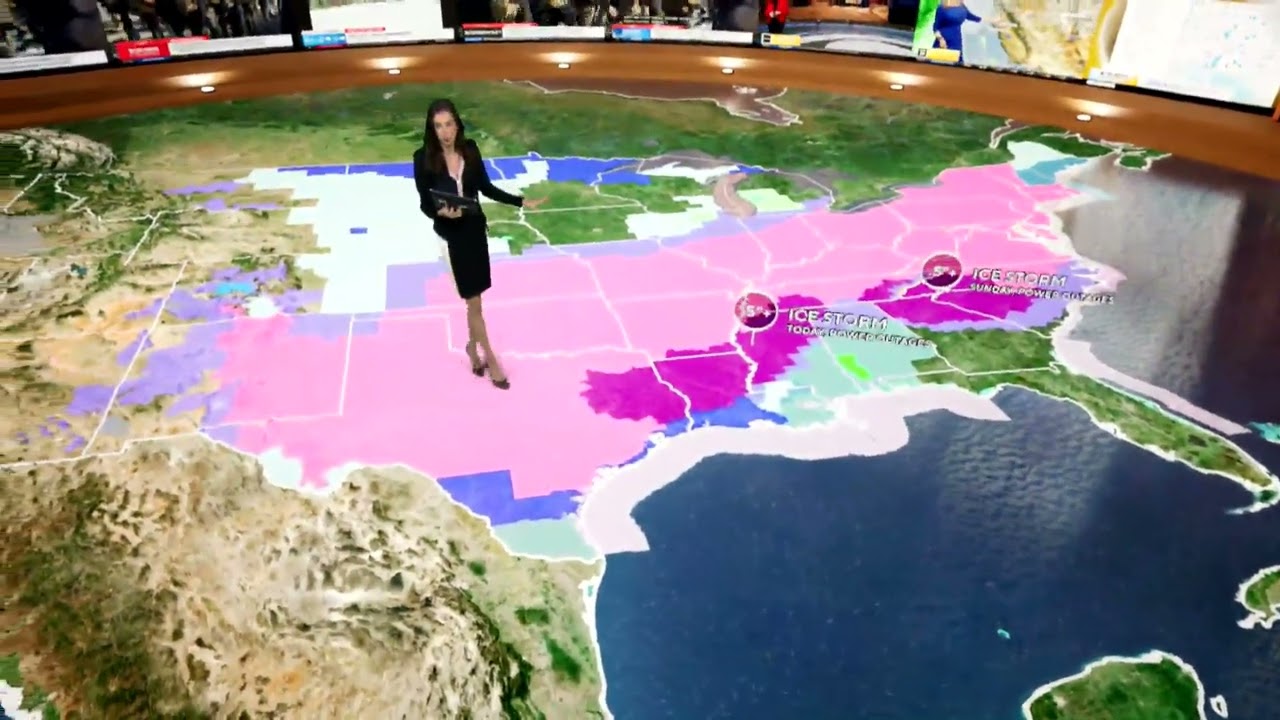 Most recent model updates on snow and ice totals from late January Winter Storm, 1/24/26 10 AM PT
