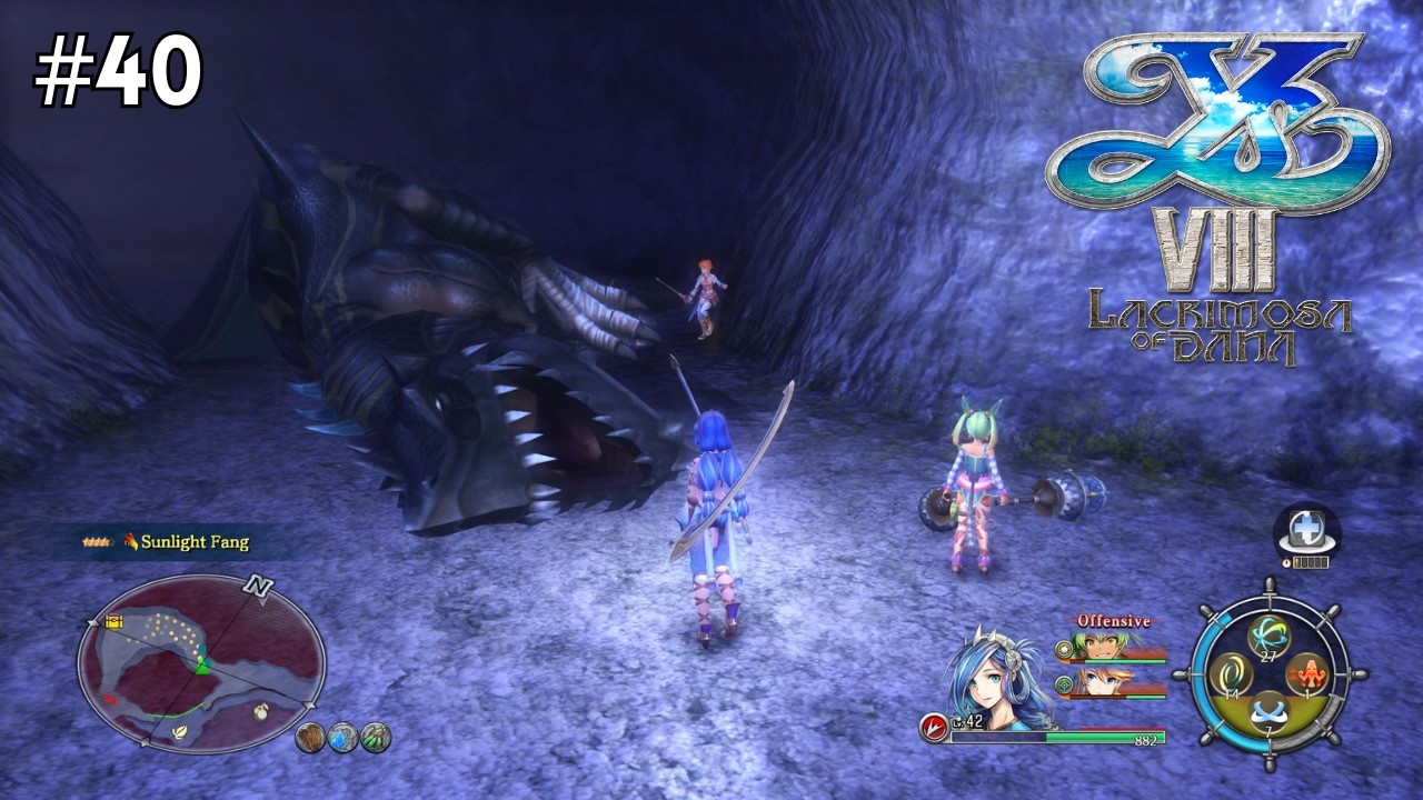 Night Exploration - Mt. Gendarme (Moonlight Harvest) [Chapter 5] | Ys VIII: Lacrimosa of Dana [#40]