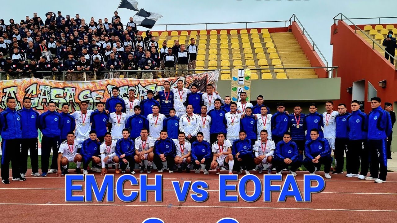 Final de F&uacute;tbol EMCH vs EOFAP (2-2) Juegos Deportivos Militares 2022