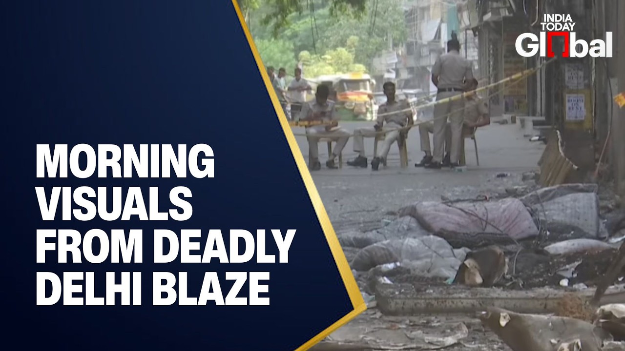 LIVE: Morning Visuals From Delhi Hotel Fire Site As Death Toll Rises To 21 | Malviya Nagar