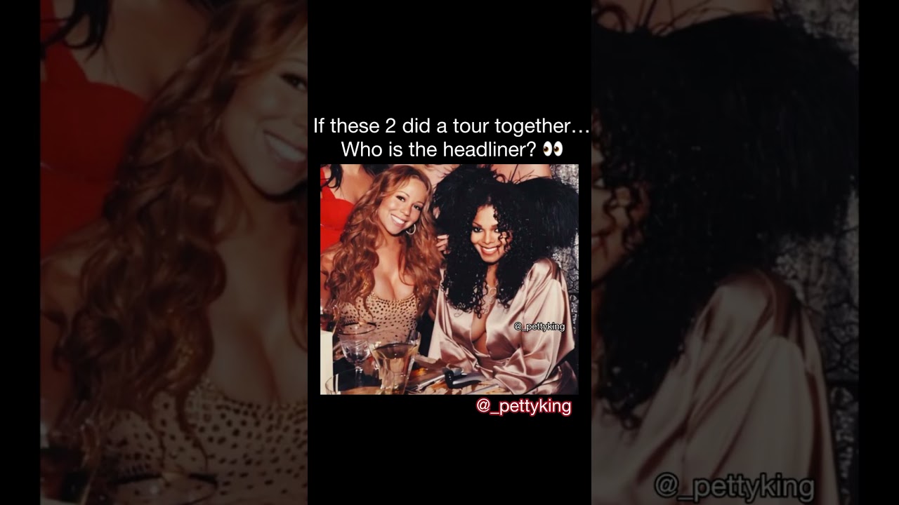Who would Headline this tour? 👀 #mariahcarey or #janetjackson 🧐 #pettyking #lambily #mariah #janet