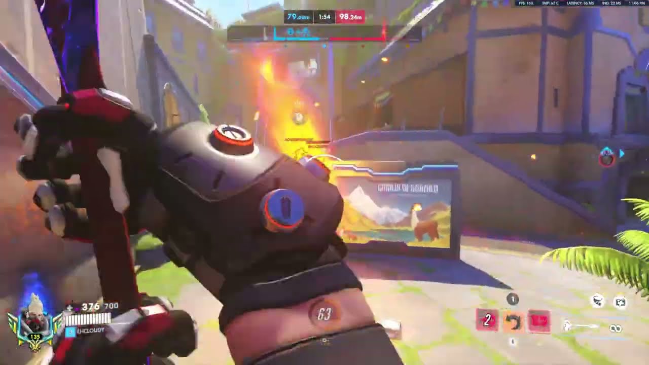 Райнхардт от LhCloudy: Без щита, сплошной хаос — Топ-500 1-го сезона Overwatch
