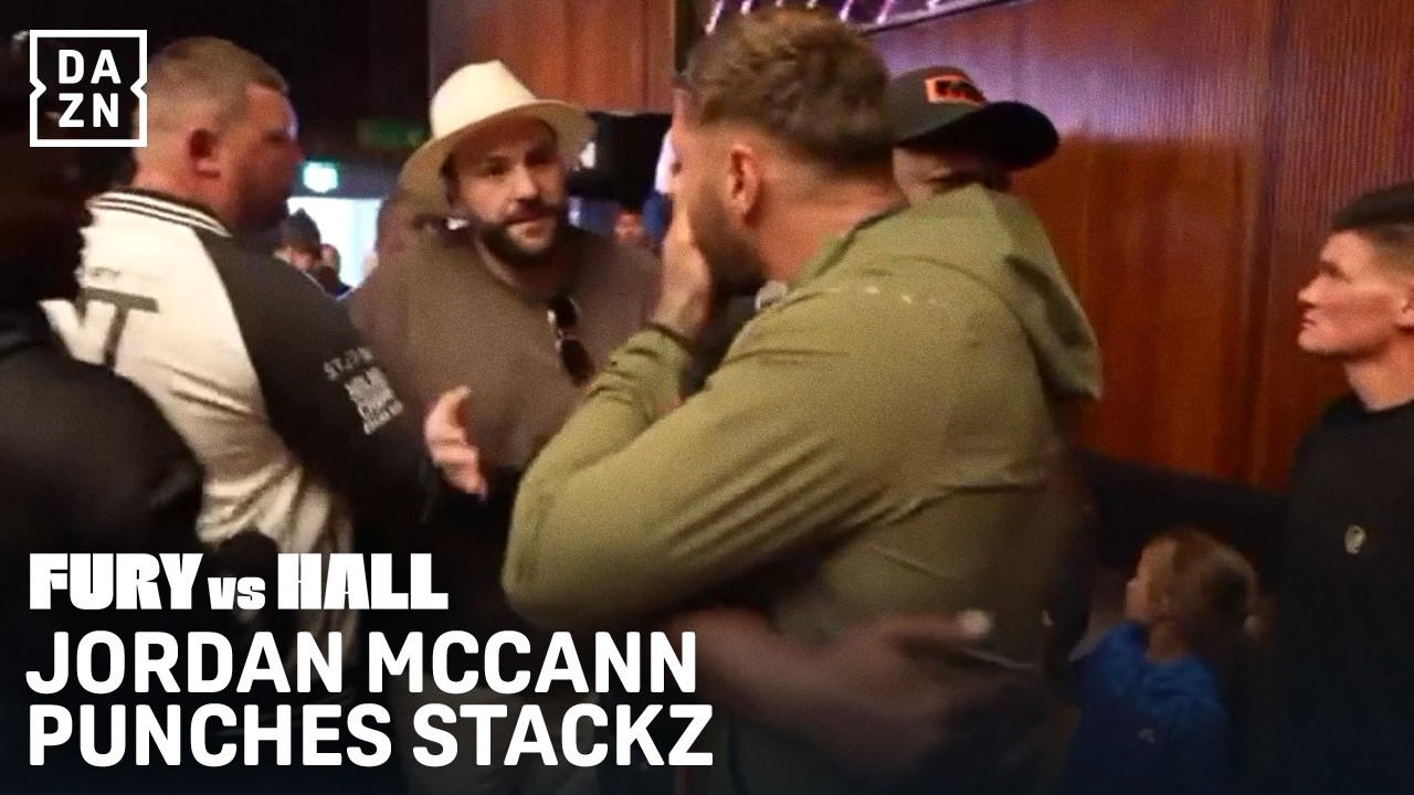 Jordan McCann PUNCHED Big Stacks at the open workouts! 😱😱 | Misfits Boxing