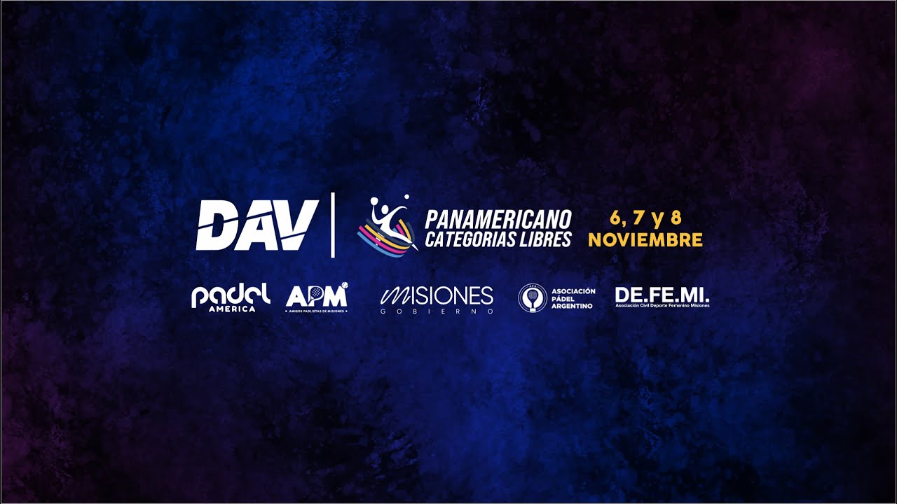 PANAMERICANO PADEL CATEGORIA LIBRES - ARENA CANCHA 4 - SÁBADO - SEMIFINALES Y FINALES
