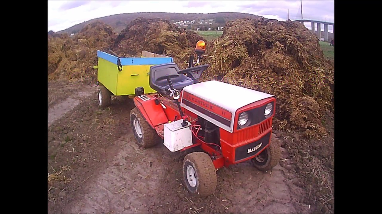 [Gopro] Transport de fumier - Tracteur Tondeuse 2016