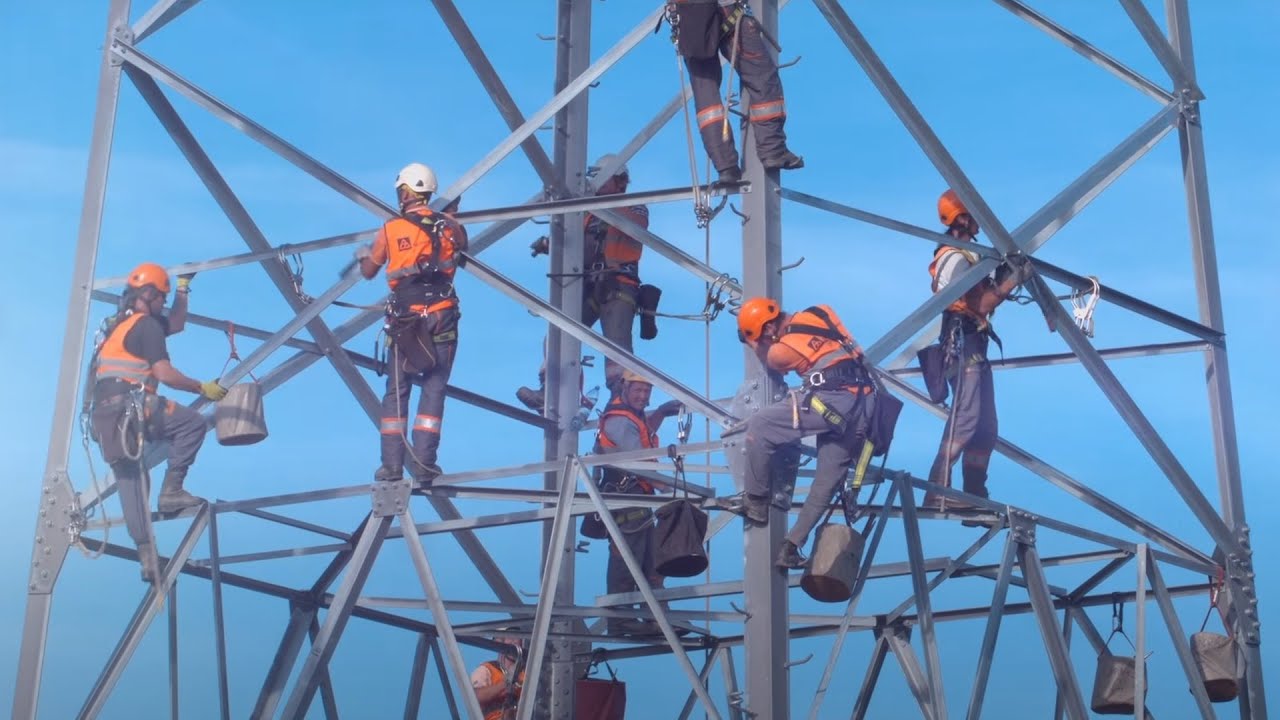 Výstavba zdvojeného vedení V410/419 / OMEXOM GA Energo / 2016