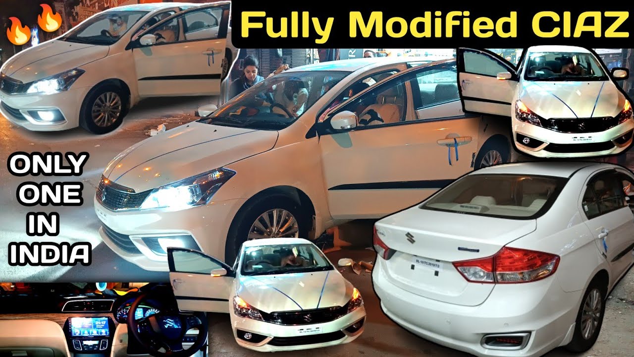 Maruti CIAZ ₹40 हज़ार में Base To Top बना दी || Ciaz Modification