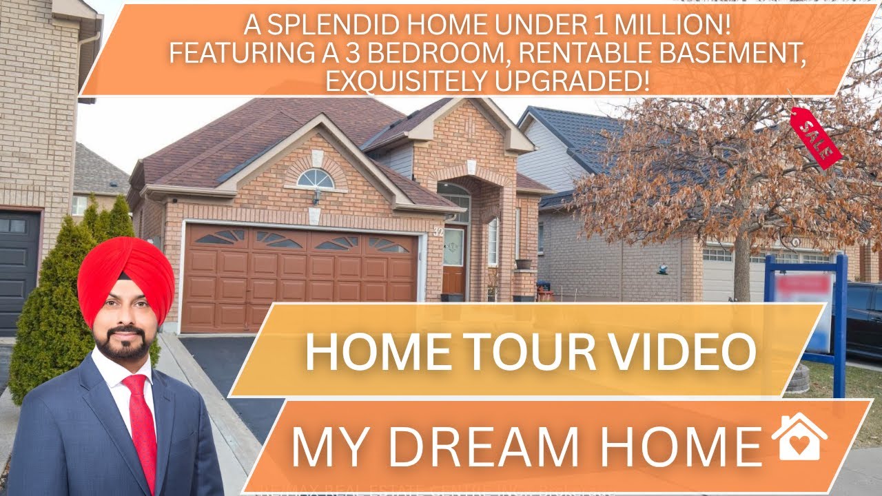 Detached house for sale  in Brampton under 1 million