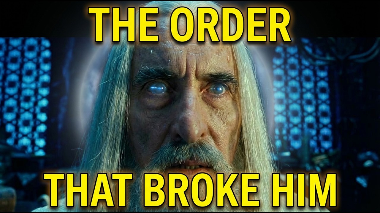 Why Saruman panicked after being told to build an army worthy of Mordor?