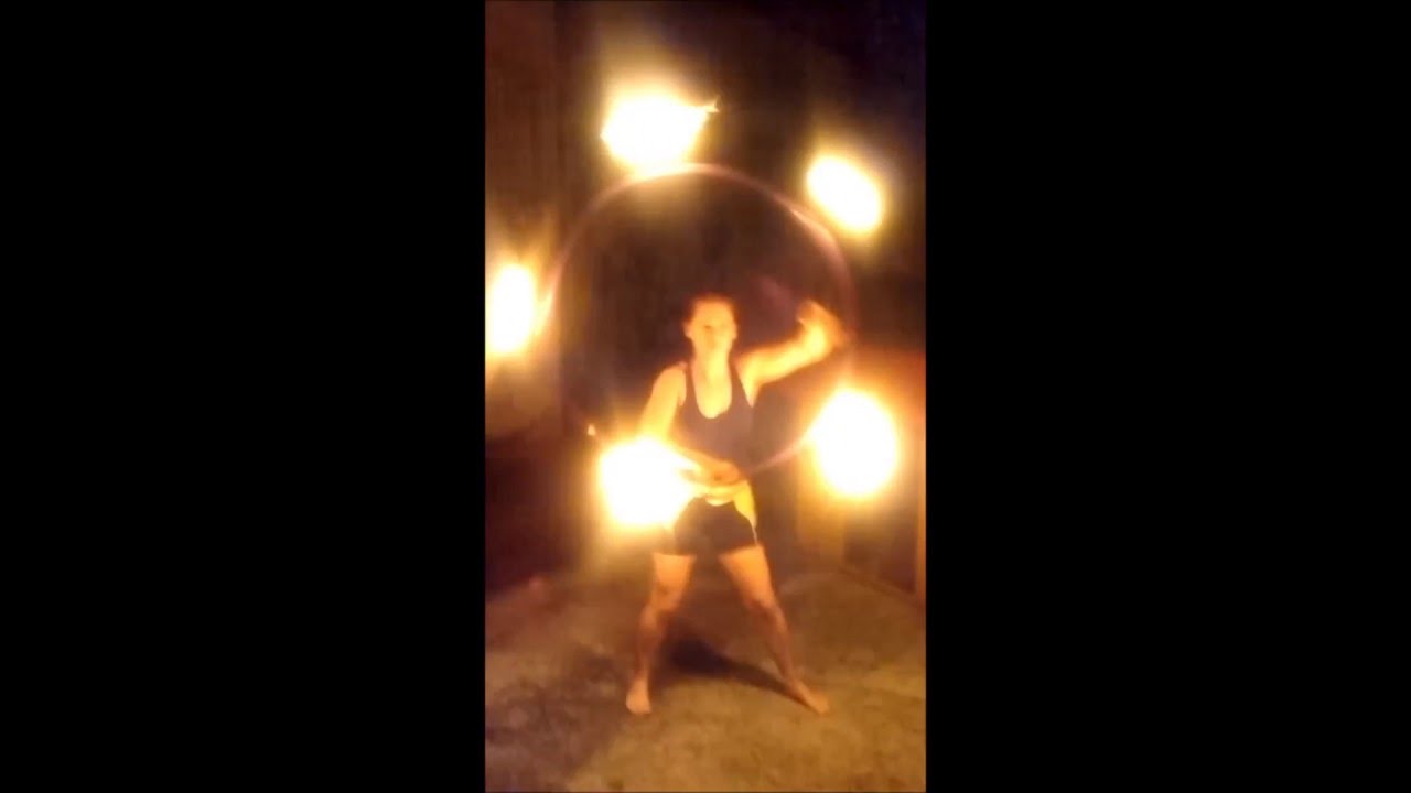 Bambol&ecirc; de Fogo - Hulahoop fire Xtreme