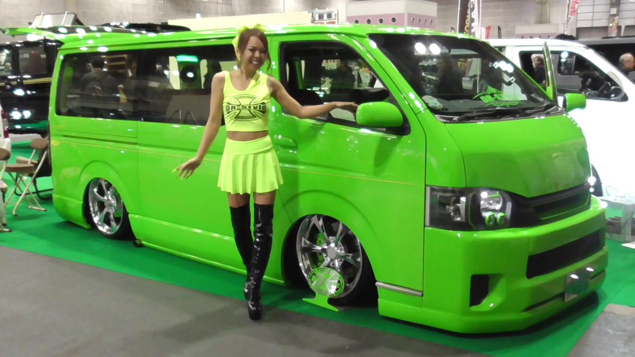 大阪オートメッセ2026 カスタムハイエースとカスタムキャラバン特集
