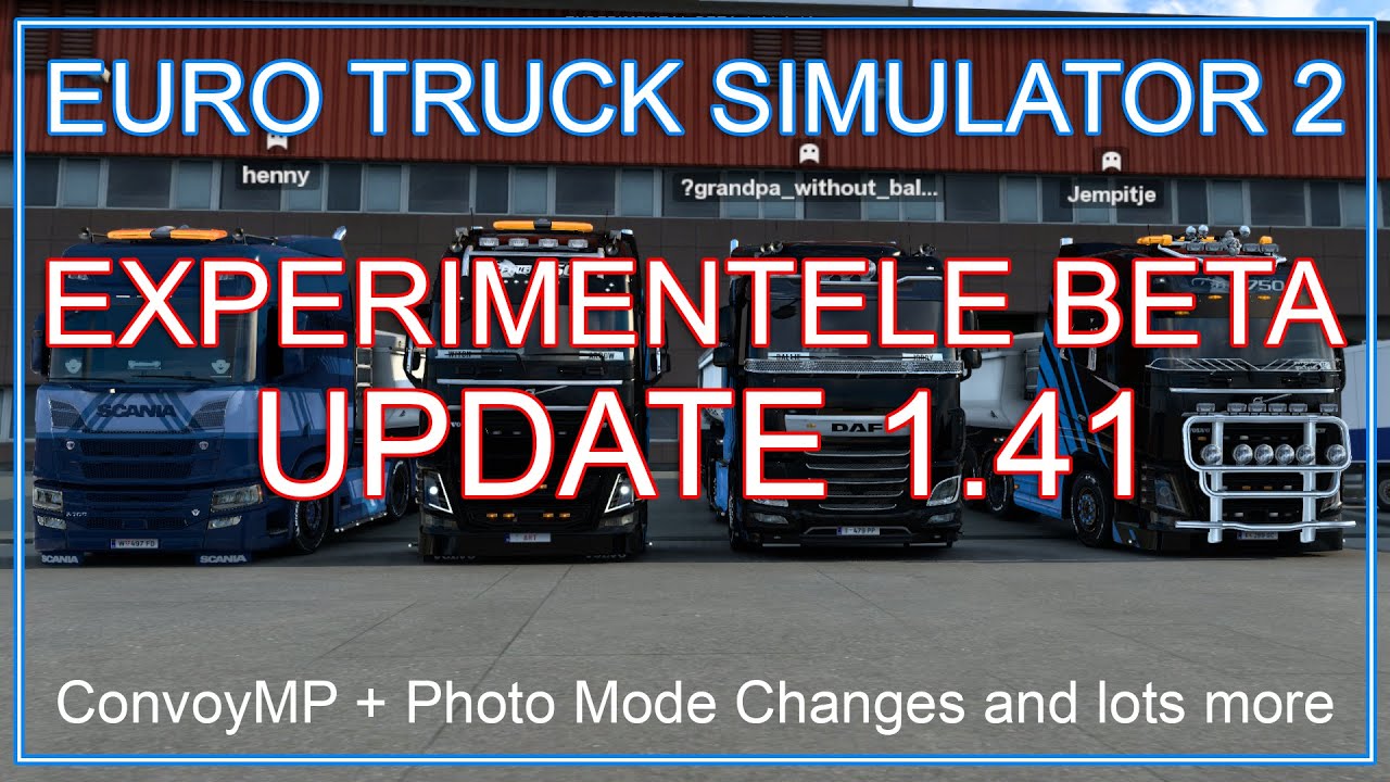 [ETS2] Experimental B&egrave;ta 1.41 for ETS2 with Convoy! (Update 1.41)