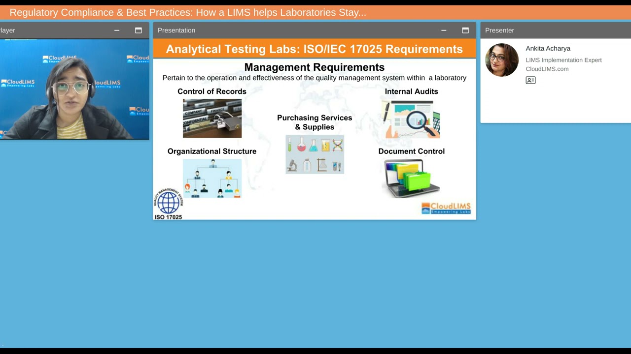 Regulatory Compliance & Best Practices How a LIMS helps Laboratories Stay Ahead of the Curve