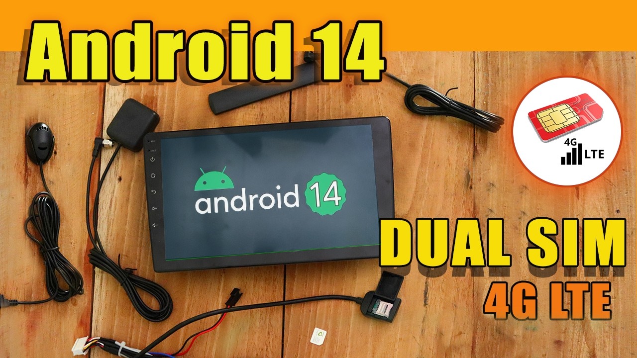 Как установить автомобильную стереосистему на Android 14 | Объяснение 4G Dual SIM и расширенных ф...