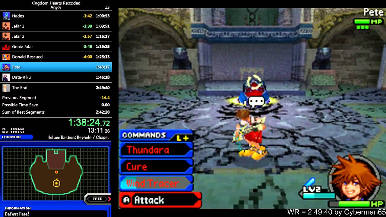 Kingdom Hearts Re:coded Any% Speedrun in 