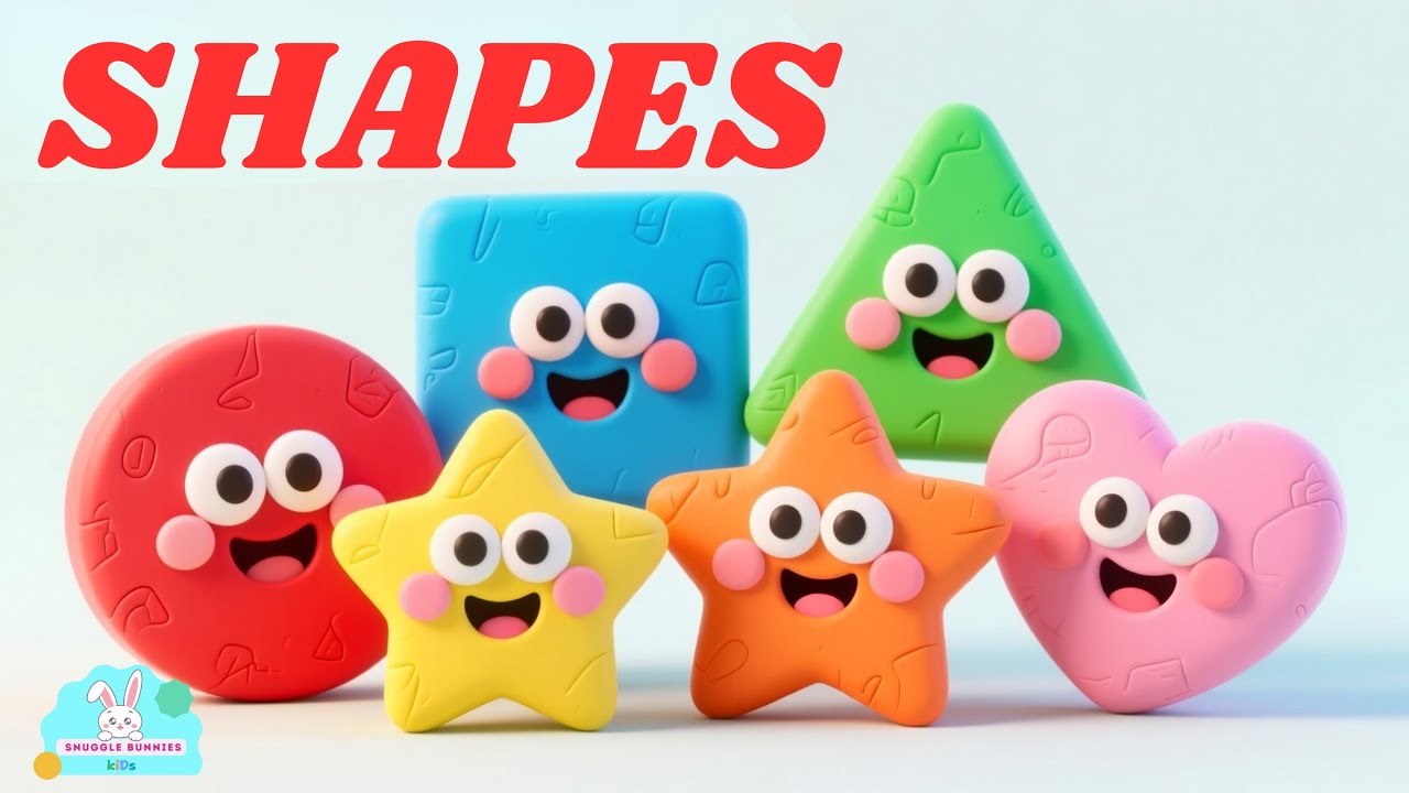 Learn Shapes | Circle, Triangle, Square, Rectangle, Oval & more