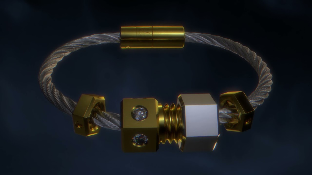 A7 Media 3D Animated steel clasp.