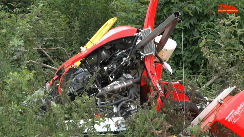Lahn-Dill-Kreis: Hubschrauberabsturz am Flugplatz Breitscheid - Beide Insassen tödlich verletzt