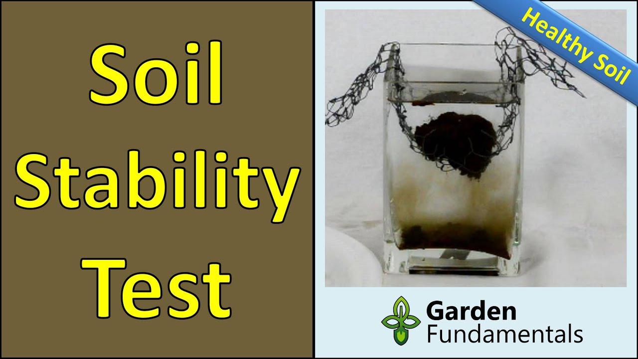 Soil Stability Test (Slake Test) Measure Soil Aggregate Stability