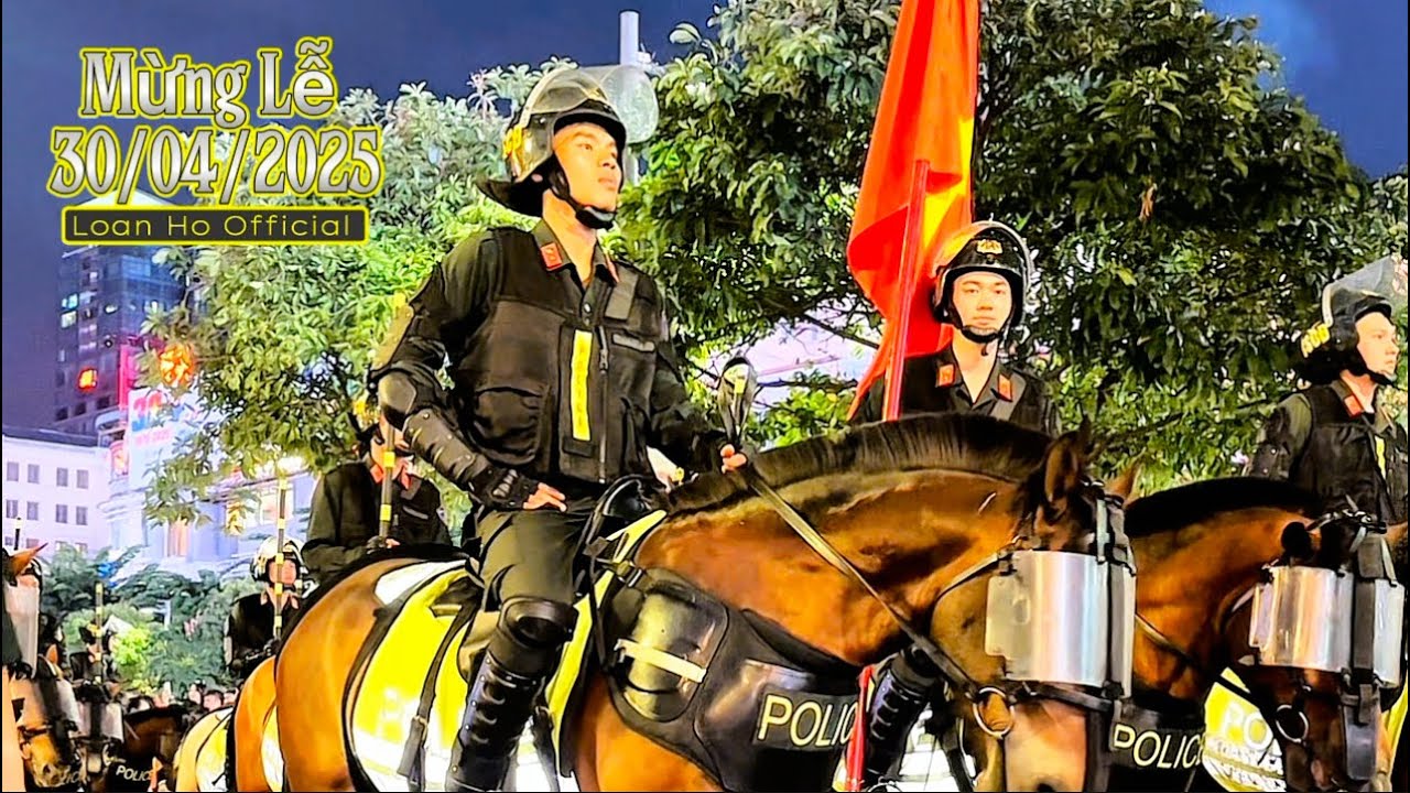 Lễ Biểu Diễn Kỵ Binh & Pháo Hoa Mừng Lễ 30/04/2025 Tại Tp. HCM.