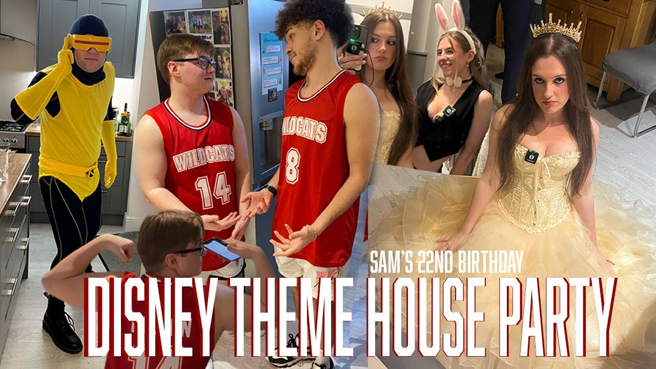 Disney Characters… But Make It DRUNK 🍻 | Sam’s 22nd Birthday 🎂