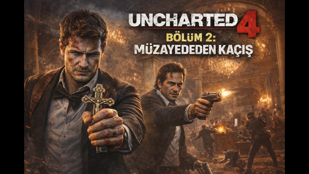 UNCHARTED 4 | Bölüm 2: Müzayededen Kaçış
