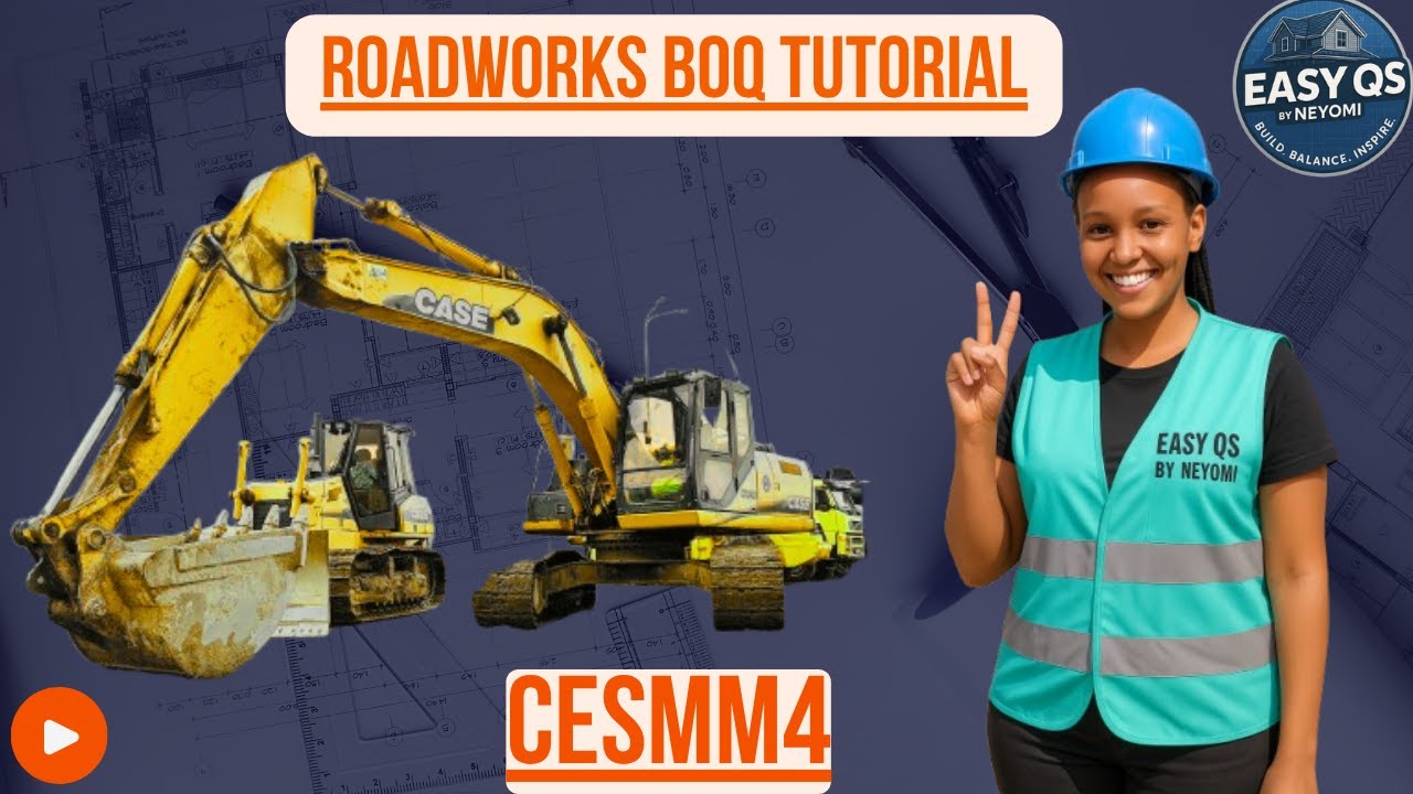How to Take Off Roadworks Step by Step Using  CESMM4 |Quantity Surveying for Beginners