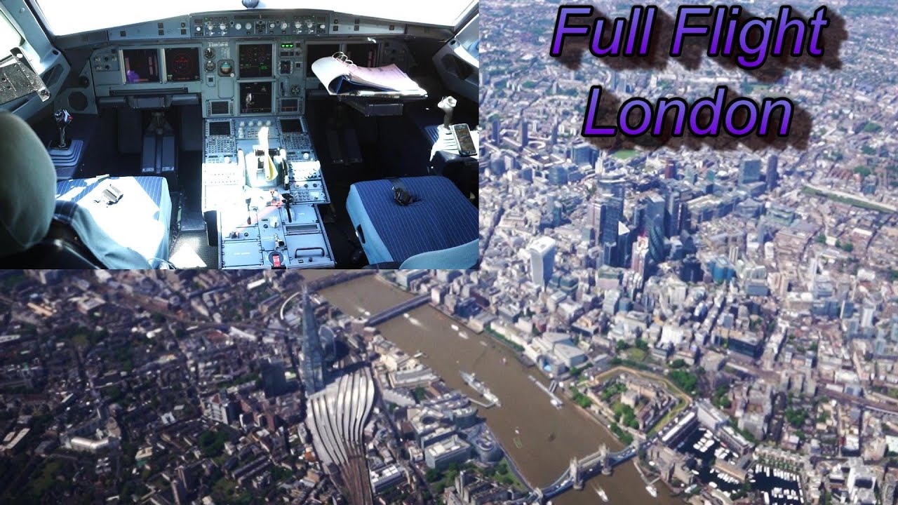 Manchester to London Heathrow Airport British Airways Full Flight