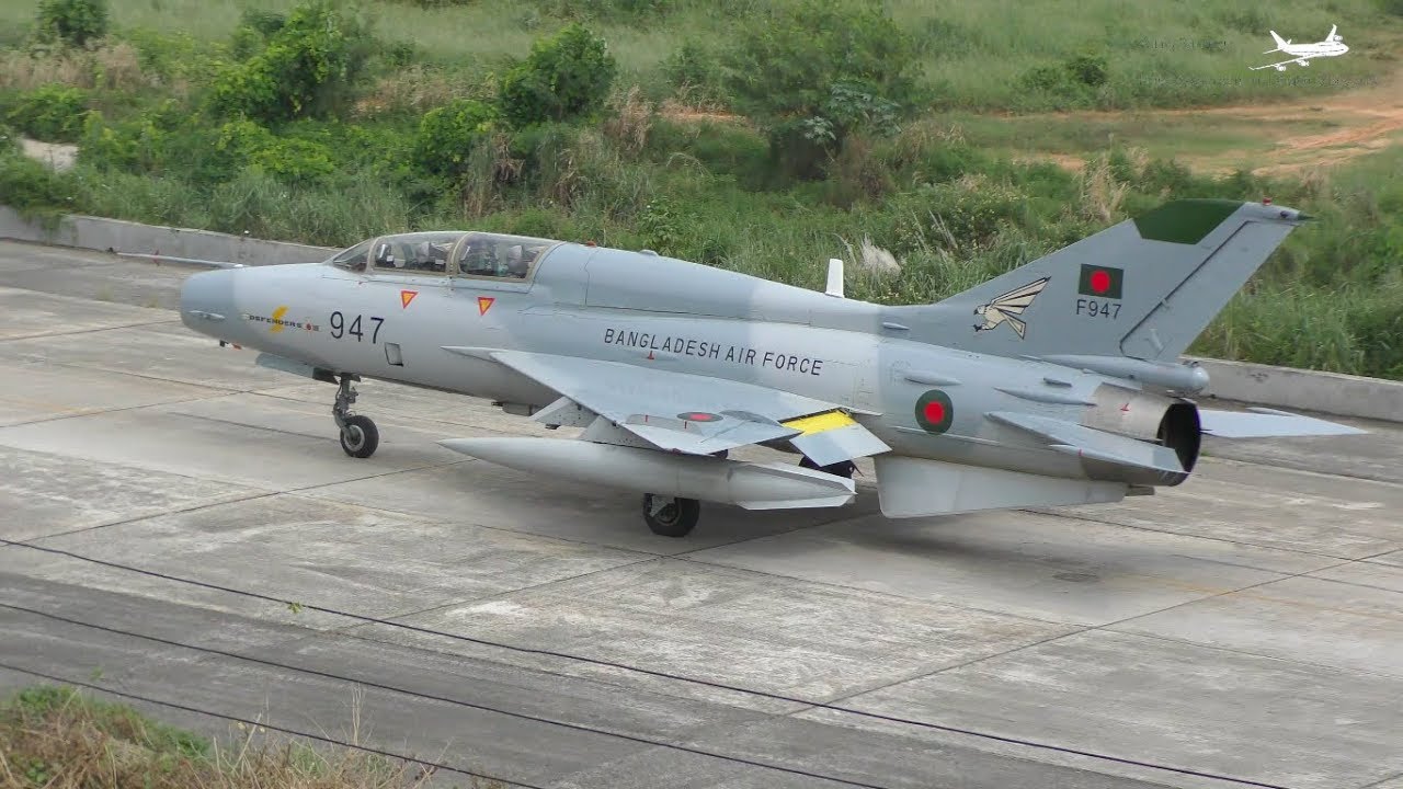 [4K] ROARING Bangladesh Air Force F-7s: Plane Spotting at Dhaka Airport- Episode 21