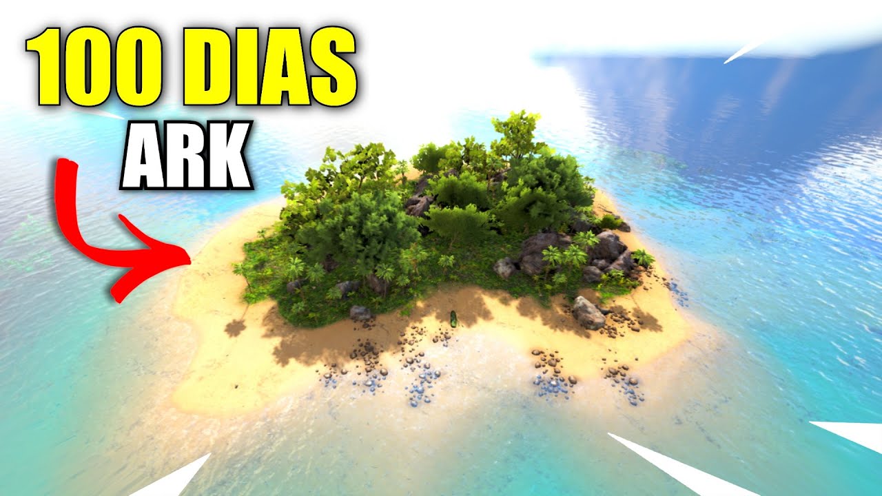 &iexcl;PASE 100 DIAS en una ISLA DESIERTA en ARK HARDCORE! La Pel&iacute;cula