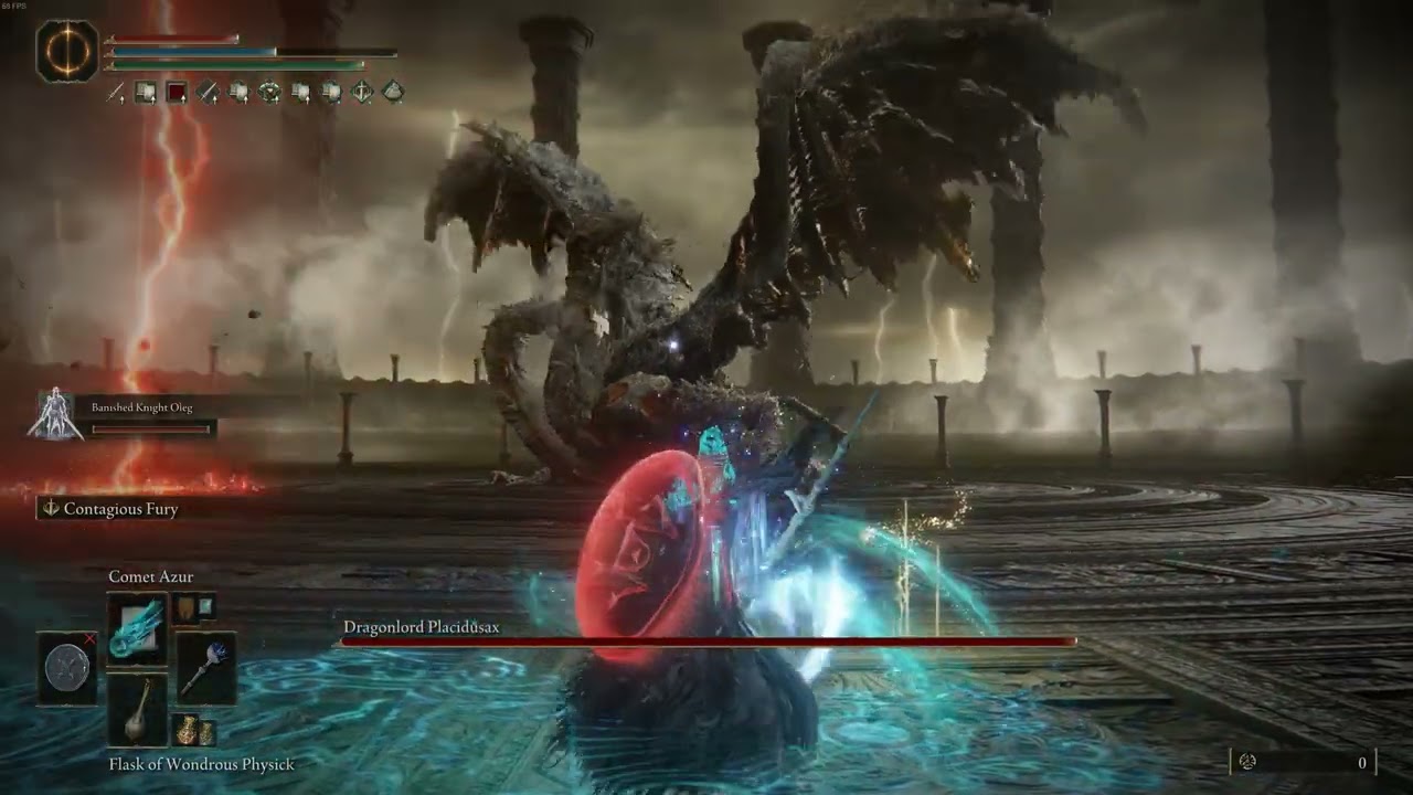 Dragonlord Placidusax vs one cast of Comet Azur
